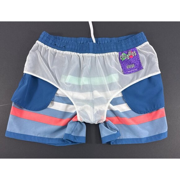 Chubbies Mens Swim Trunks Size XL Me Likey The Stripey 5.5” Beach Shorts - Picture 8 of 9